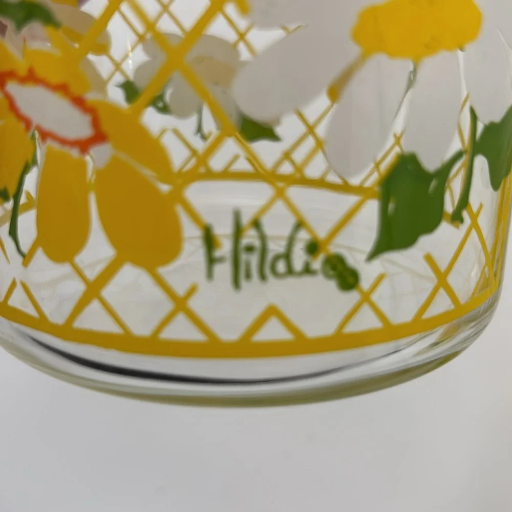 VTG MCM Hildi Daisy Canisters Set of‎ 4